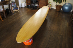 This piece, a handcrafted Hobie original, was made from solid balsa in the 1957.