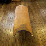 This is an example of the 1st wood planks the Hawaiian's used for flotation and paddling through the ocean.